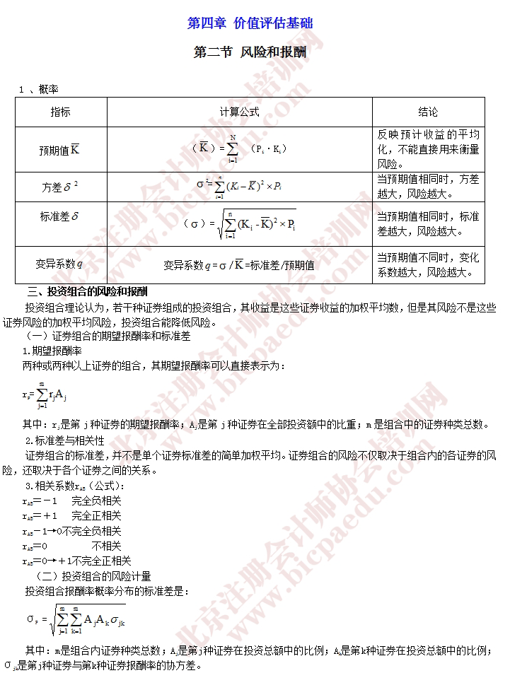 2016年注會(huì)財(cái)管預(yù)習(xí)重要知識(shí)點(diǎn)