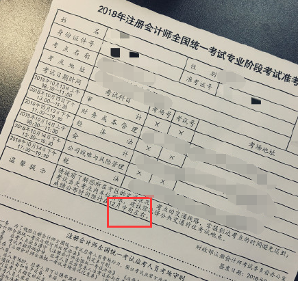2018年注冊會計師考試成績